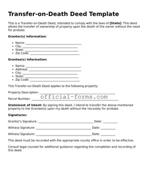 Attorney-Verified Transfer-on-Death Deed Template