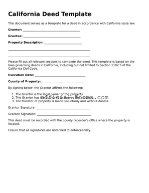Official California Deed Document