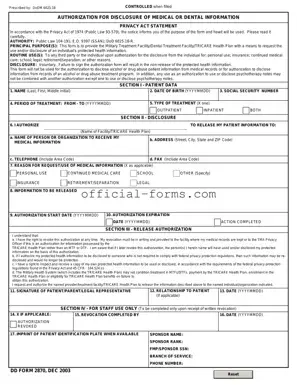 Blank DD 2870 Form