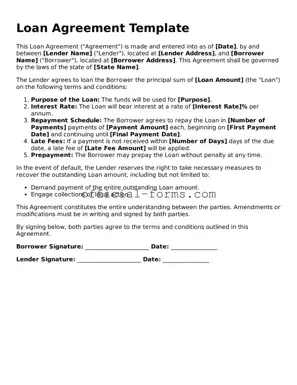 Attorney-Verified Loan Agreement Template