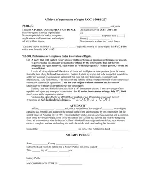 Blank Ucc 1 308 Form